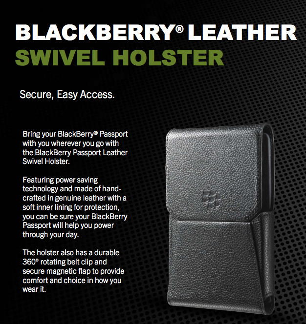 BlackBerry-Passport-Leather-Swivle-Holster
