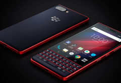 BlackBerry Key2 LE atomic red